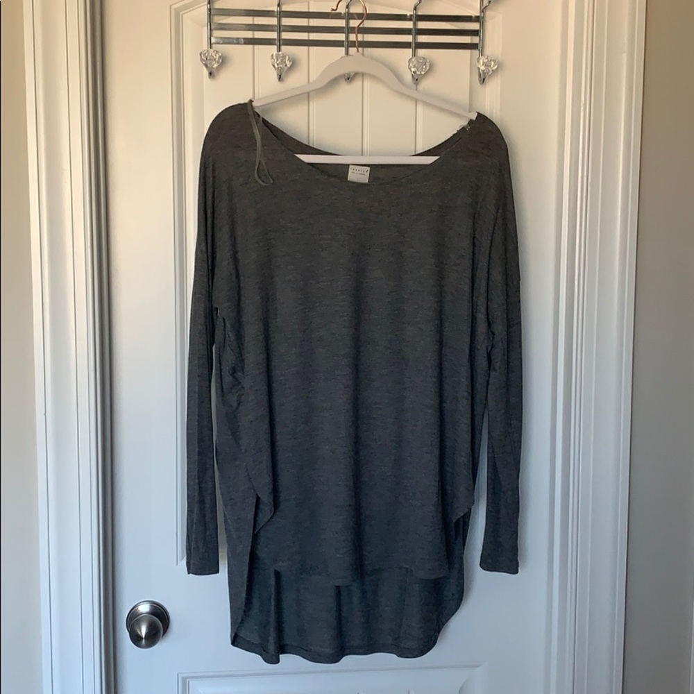 Charcoal gray light sweater Large